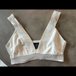 White bralette
